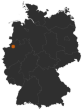 Deutschlandkarte: Wo ist Coesfeld