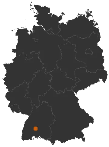 Deutschlandkarte: Wo ist Dautmergen