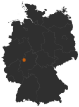 Deutschlandkarte: Wo ist Dautphetal