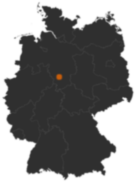 Deutschlandkarte: Wo ist Delligsen