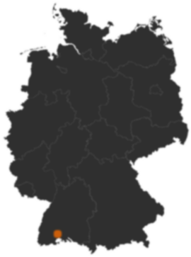 Deutschlandkarte: Wo ist Donaueschingen