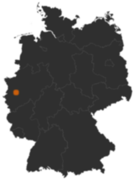 Karte: Wo liegt Düsseldorf?