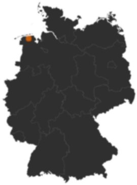 Deutschlandkarte: Wo ist Dunum