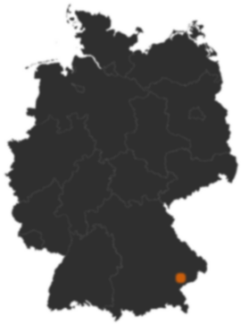 Deutschlandkarte: Wo ist Eggenfelden