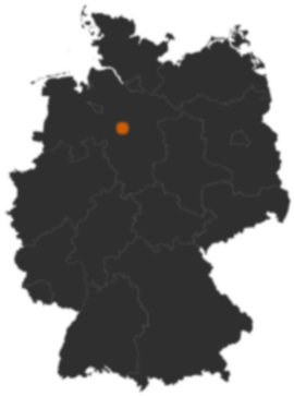 Deutschlandkarte: Wo ist Eickeloh
