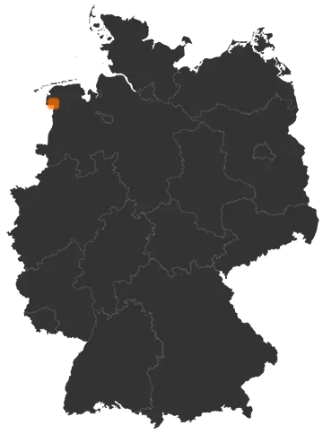 Karte: Wo liegt Emden?