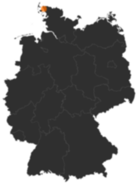 Deutschlandkarte: Wo ist Emmelsbüll-Horsbüll