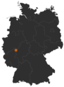 Deutschlandkarte: Wo ist Emmerzhausen