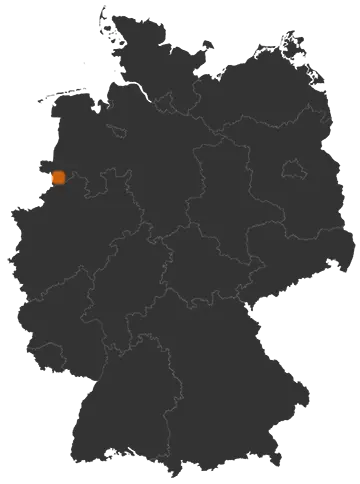 Deutschlandkarte: Wo ist Engden