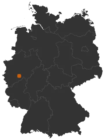 Deutschlandkarte: Wo ist Engelskirchen