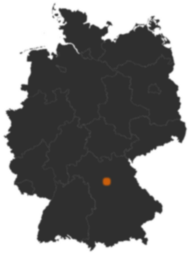 Deutschlandkarte: Wo ist Erlangen?