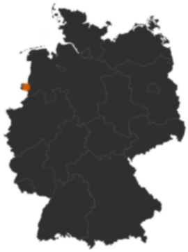 Deutschlandkarte: Wo ist Esche