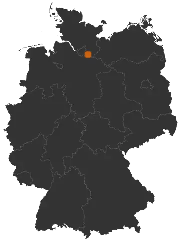 Deutschlandkarte: Wo ist Escheburg