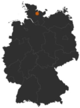 Deutschlandkarte: Wo ist Flintbek
