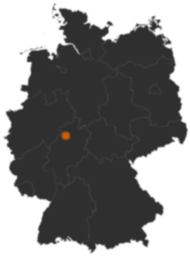 Deutschlandkarte: Wo ist Frankenau