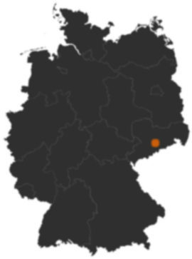 Deutschlandkarte: Wo ist Freiberg