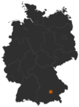 Deutschlandkarte: Wo ist Freising