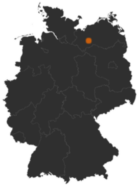 Deutschlandkarte: Wo ist Friedrichsruhe
