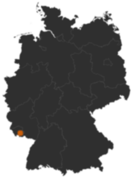 Deutschlandkarte: Wo ist Friedrichsthal