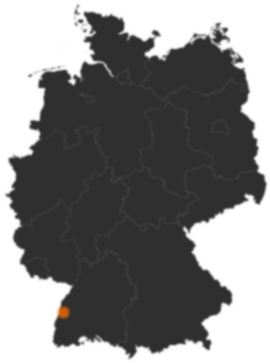 Deutschlandkarte: Wo ist Friesenheim