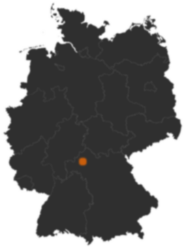 Deutschlandkarte: Wo ist Fuchsstadt