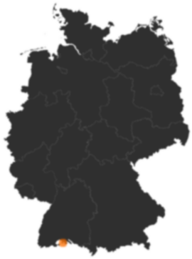 Deutschlandkarte: Wo ist Gailingen am Hochrhein