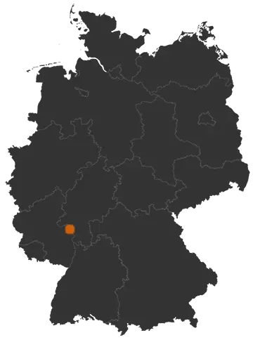 Gau-Bischofsheim auf der Kreiskarte
