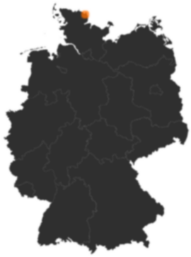Deutschlandkarte: Wo ist Gelting