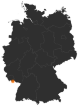 Deutschlandkarte: Wo ist Gersheim
