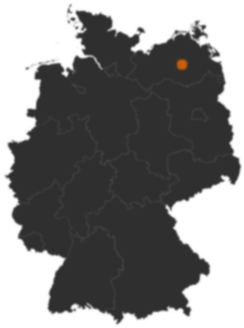 Deutschlandkarte: Wo ist Gielow