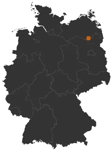 Deutschlandkarte: Wo ist Godendorf