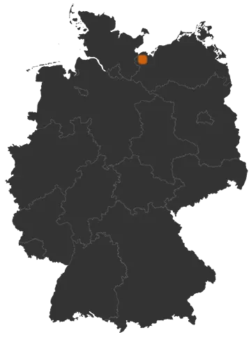 Deutschlandkarte: Wo ist Grieben