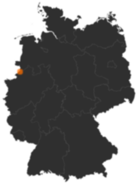 Deutschlandkarte: Wo ist Gronau (Westfalen)