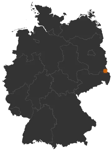 Groß Düben auf der Kreiskarte