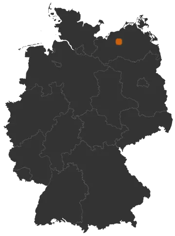 Deutschlandkarte: Wo ist Groß Schwiesow