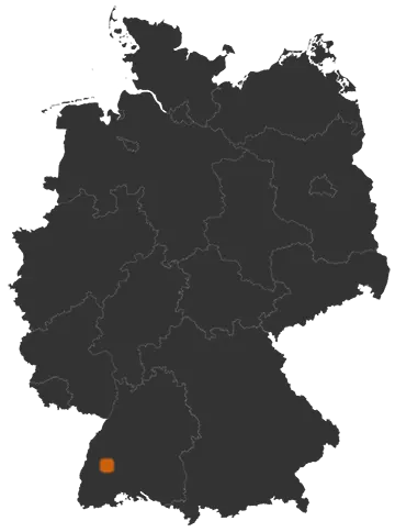 Deutschlandkarte: Wo ist Gutach (Schwarzwaldbahn)