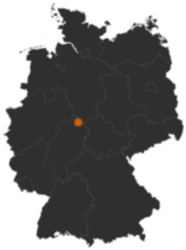 Deutschlandkarte: Wo ist Hann. Münden