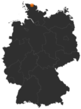 Deutschlandkarte: Wo ist Harrislee