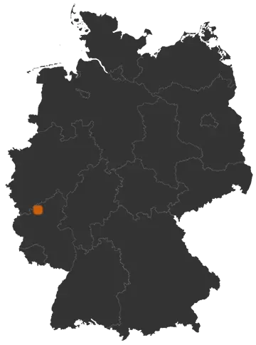 Deutschlandkarte: Wo ist Heckenbach