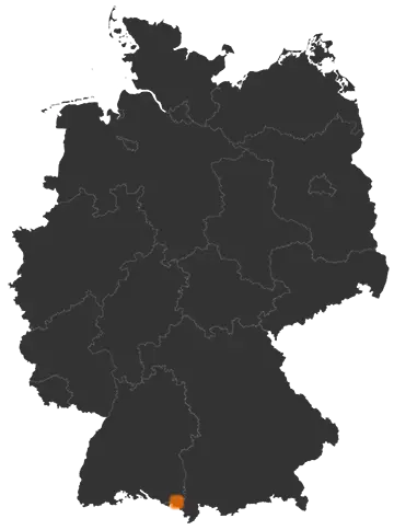 Deutschlandkarte: Wo ist Heimenkirch