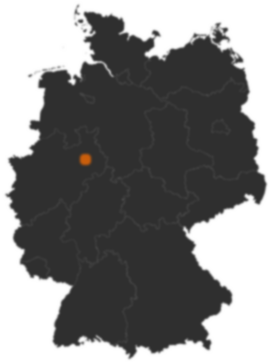 Deutschlandkarte: Wo ist Hövelhof