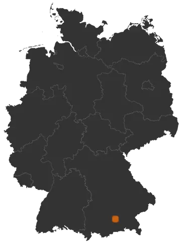 Deutschlandkarte: Wo ist Hohenbrunn