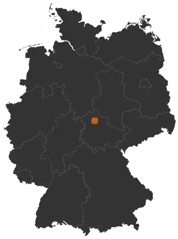 Deutschlandkarte: Wo ist Holzsußra