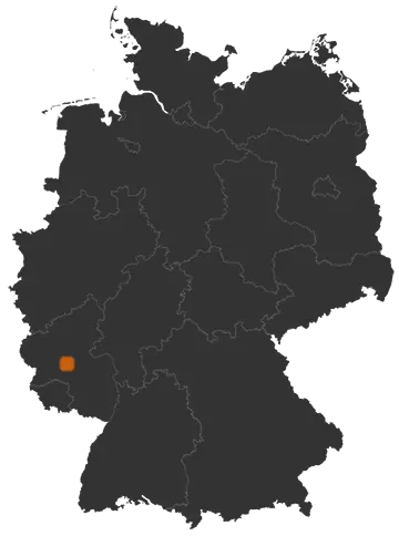 Deutschlandkarte: Wo ist Horbruch