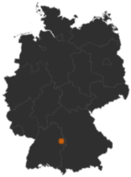 Deutschlandkarte: Wo ist Hüttlingen
