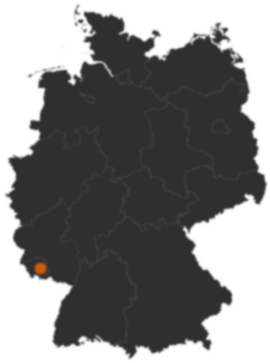 Deutschlandkarte: Wo ist Illingen