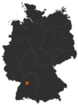 Deutschlandkarte: Wo ist Illingen