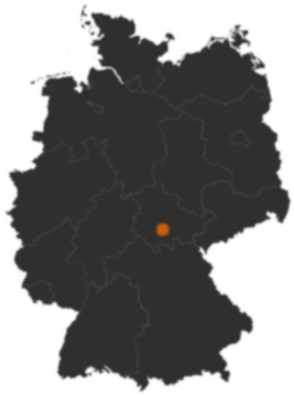 Deutschlandkarte: Wo ist Ilmenau