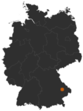 Deutschlandkarte: Wo ist Irlbach