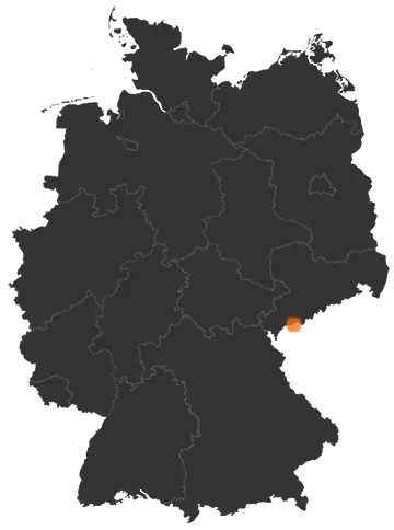 Johanngeorgenstadt auf der Kreiskarte